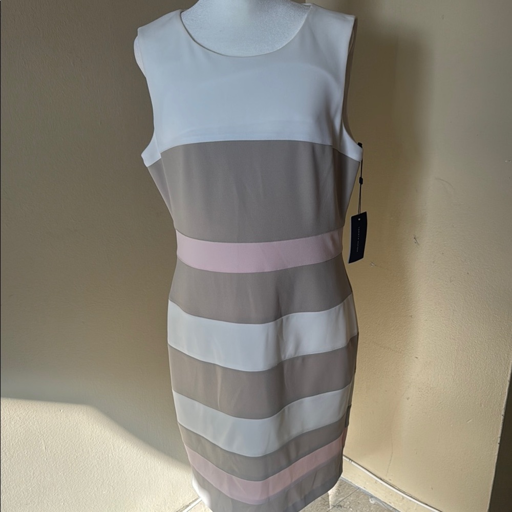 NWT Tommy Hilfiger Color Block Dress Size 12